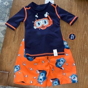 NWT CHILDRENS PLACE SWIM SET 18-24M